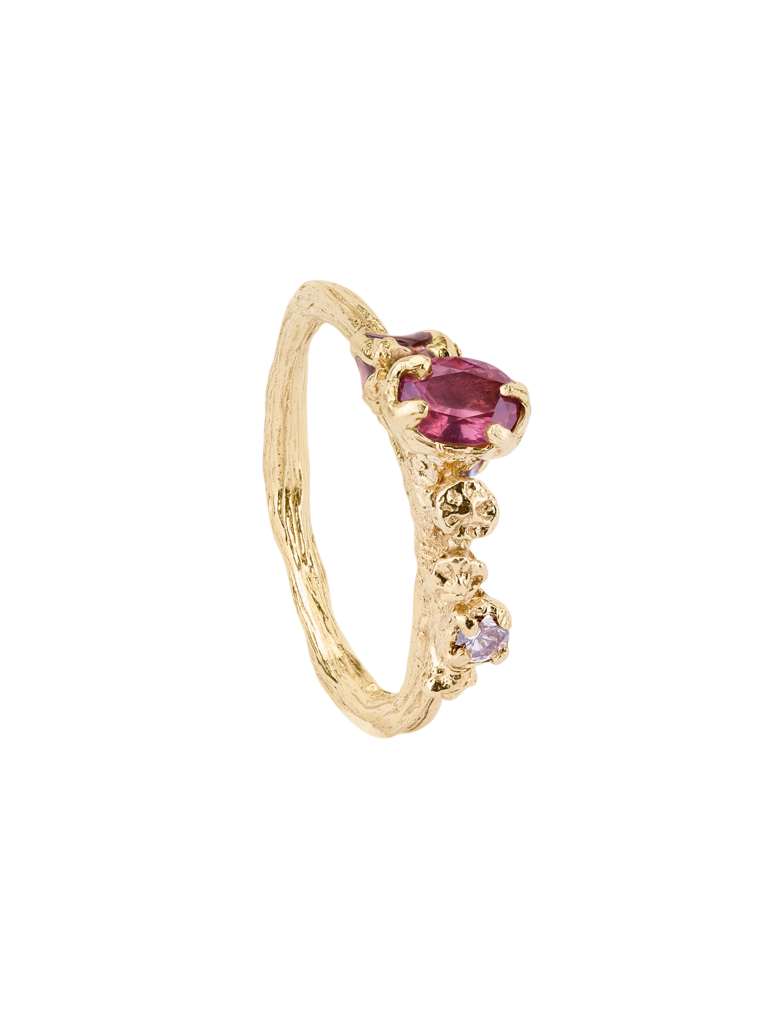 Lotus berry cluster ring